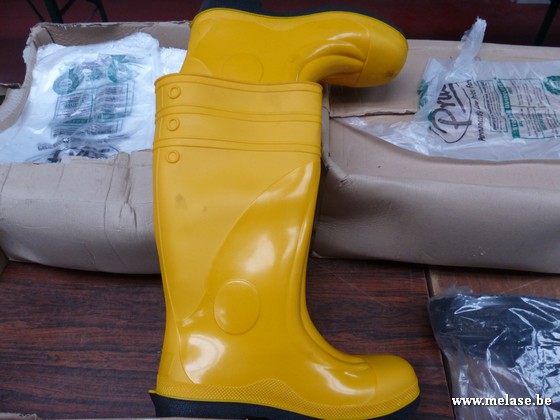 Rubber laarzen "geel"