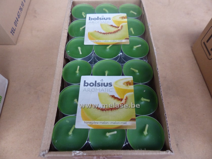 Theelichtjes "Bolsius - meloen"