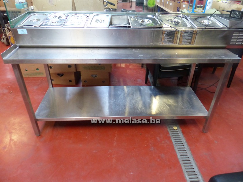 Inox werktafel "Rubens"