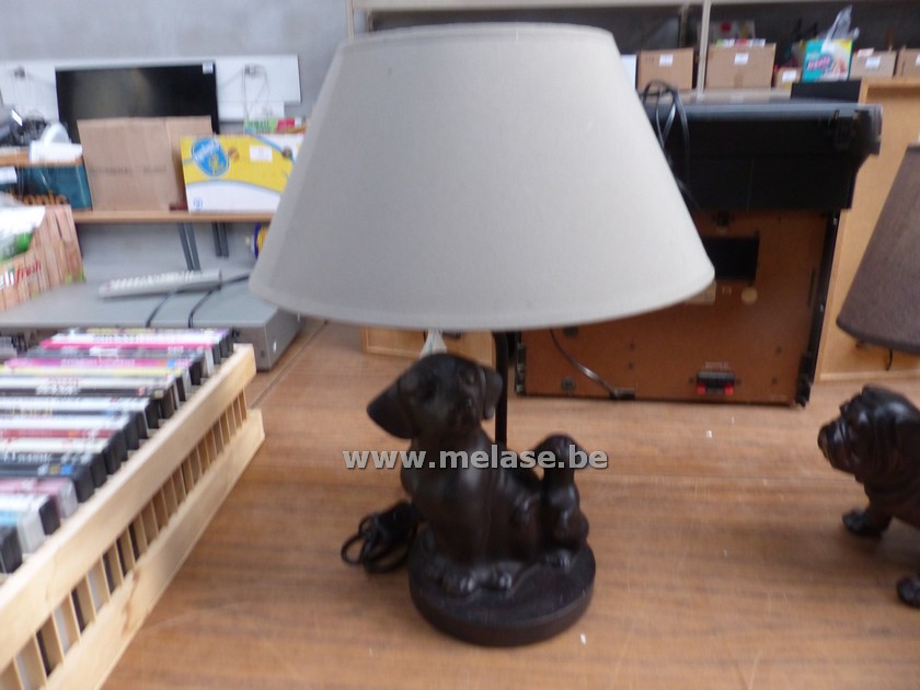 Schemerlamp "2 honden"