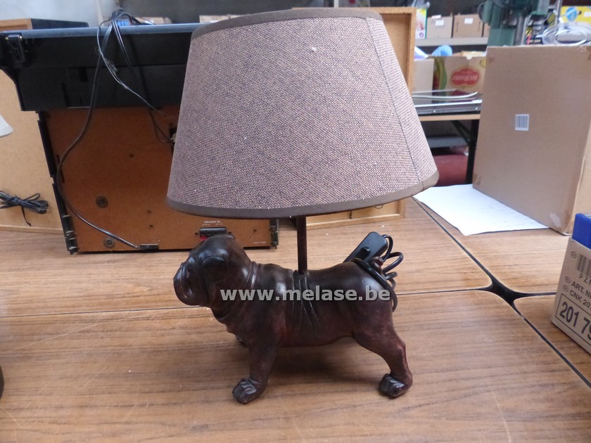 Schemerlamp "hond - Buldog"