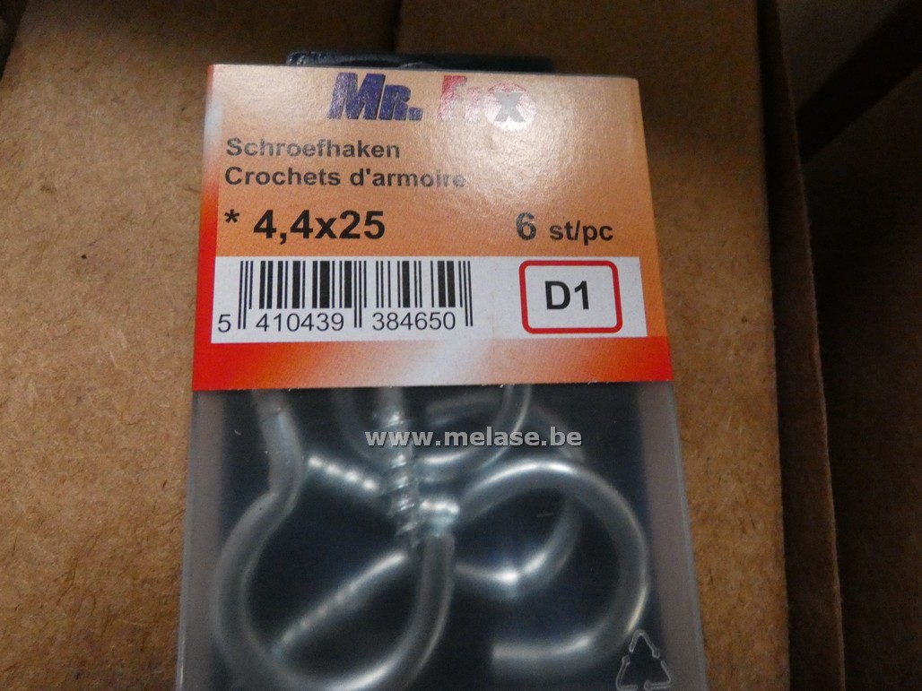 Schroefhaken "Mr-Fix - 4,4x25"