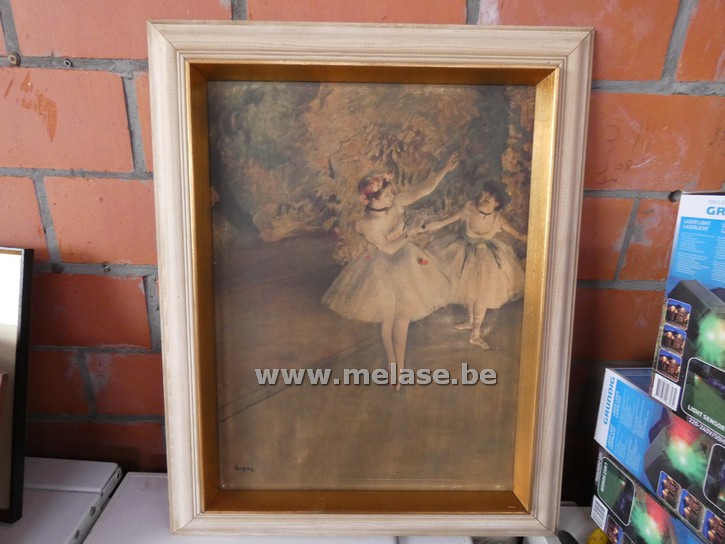 Schilderij in kader "Ballerina"