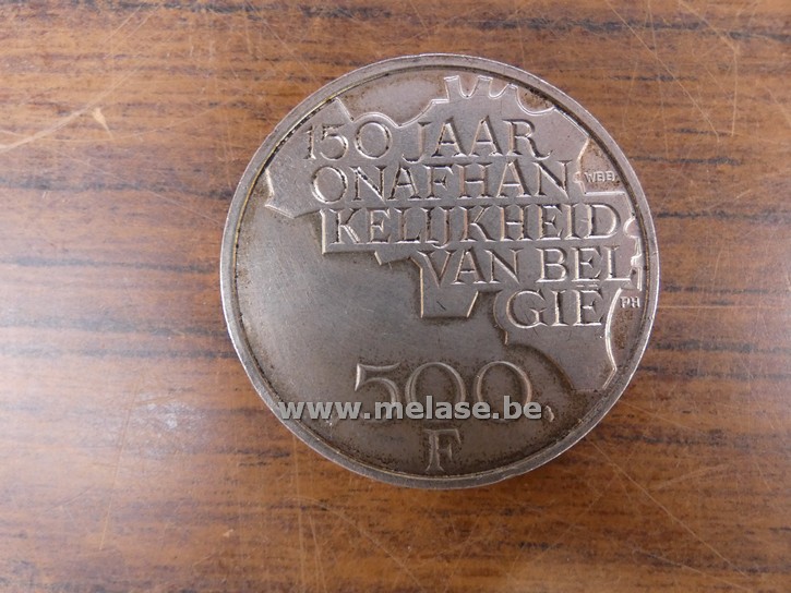 Verzamelmunt "500 BEF - Belgische onafhakelijkheid"