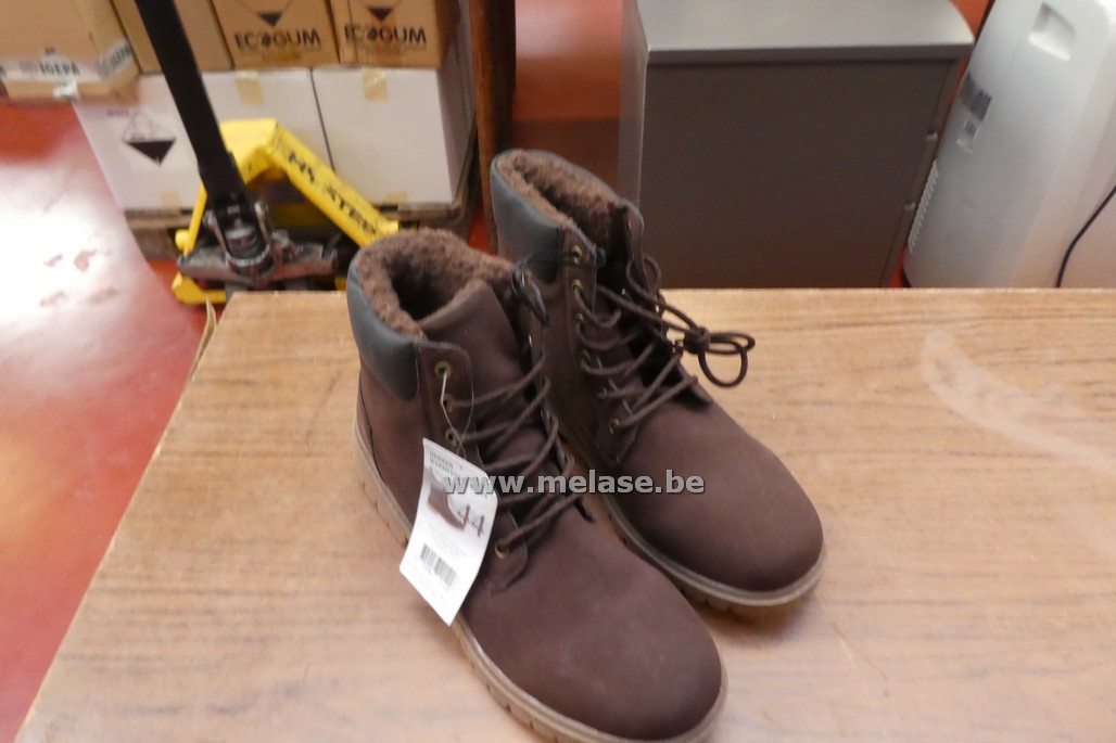 Herenbottines "bruin - daim"