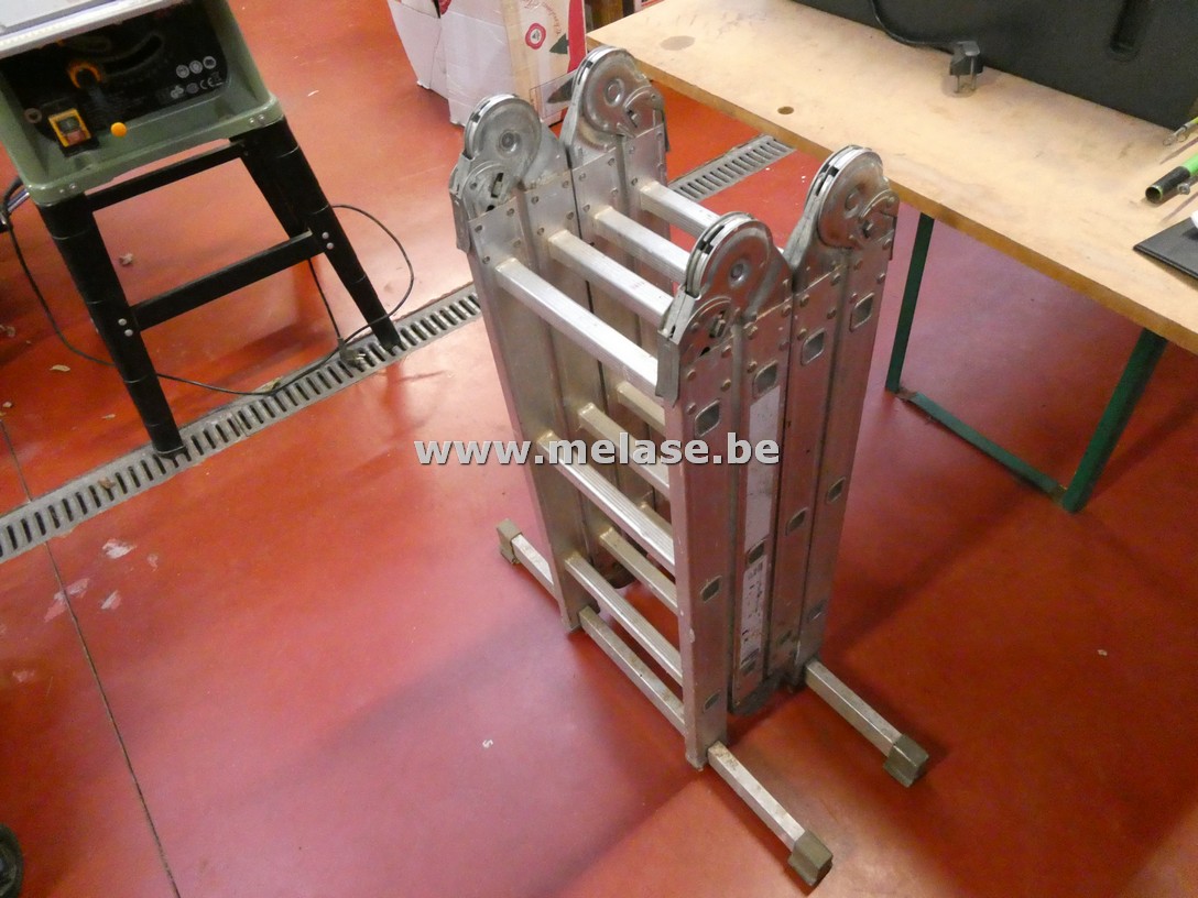 Alu vouwladder "4x3 treden"