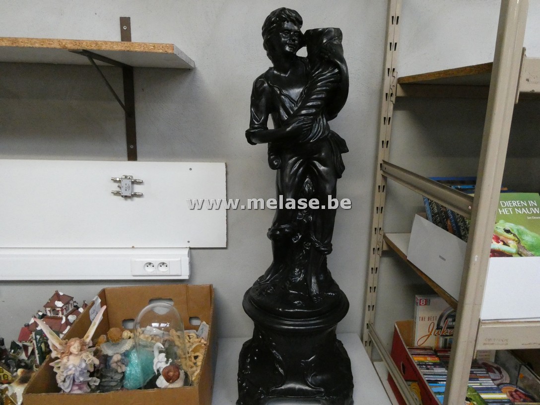 Beeld "man met waterzak"