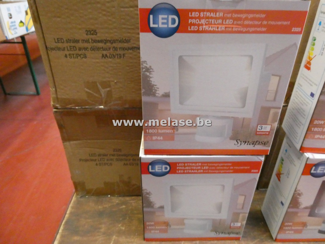 LEDstralers met bewegingsmelder "wit"