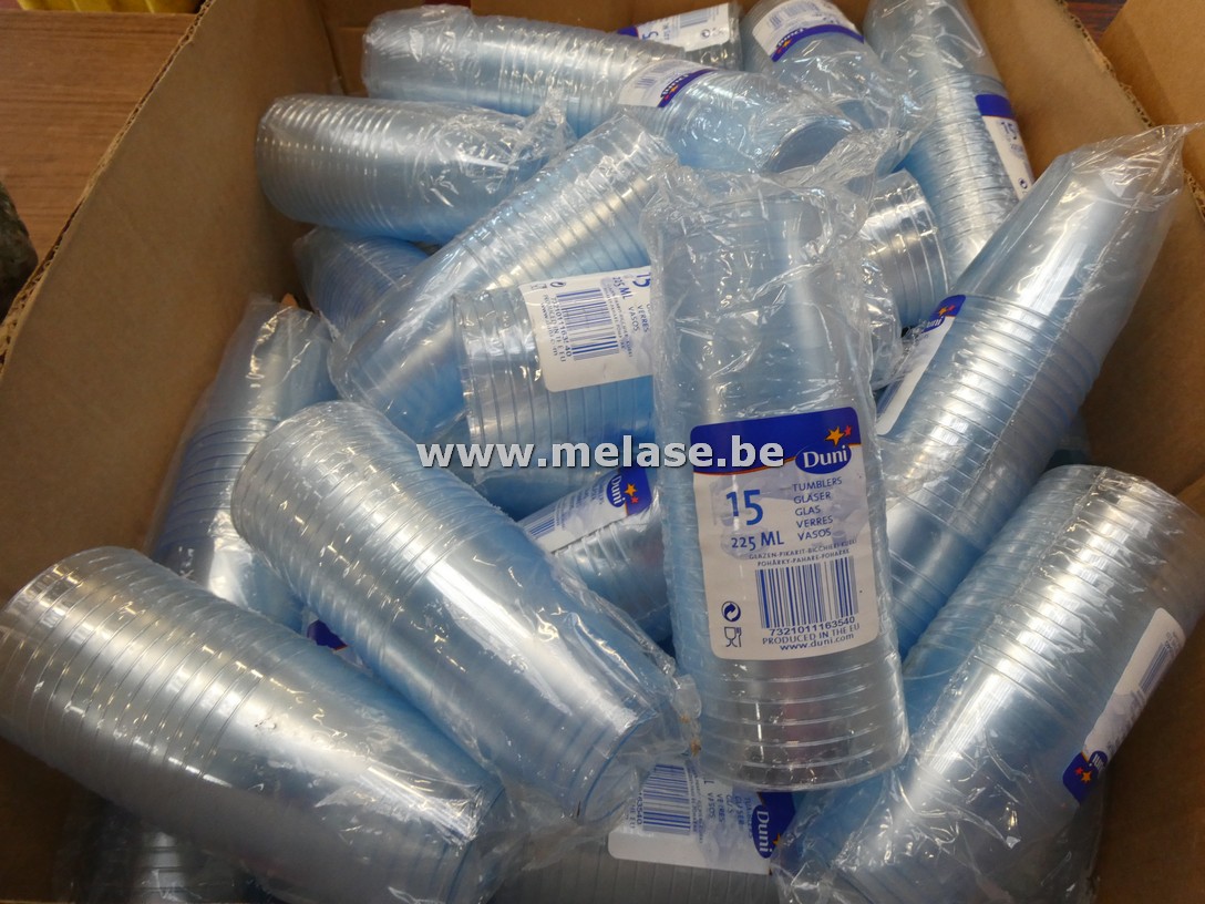 Plastieken bekers "Duni"