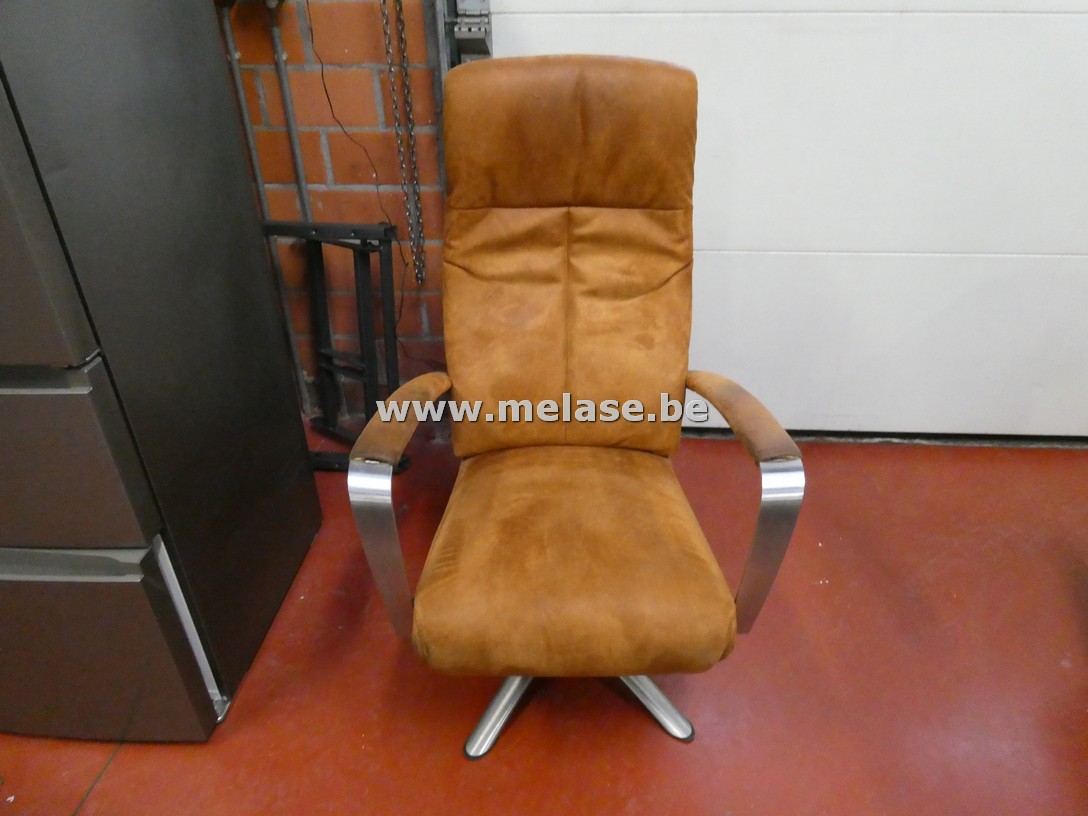 Elektrische relax "bruin alacatara"