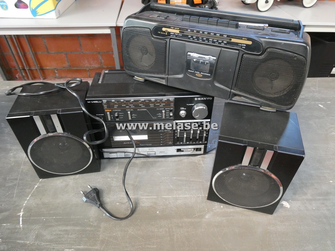 Stereo + 2 boxen 