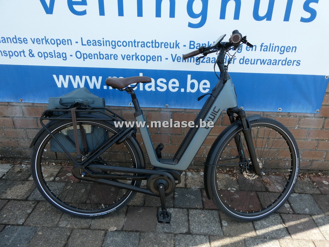Elektrische fiets "Qwic - grijs"