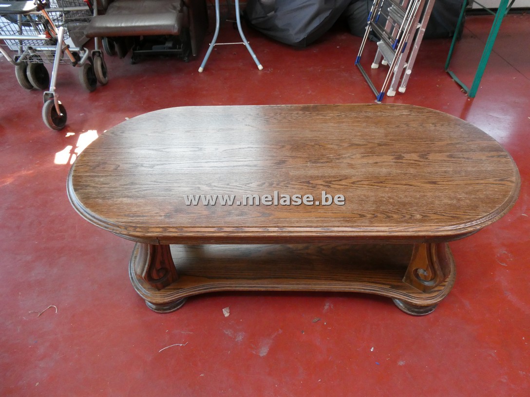 Salontafel in eik
