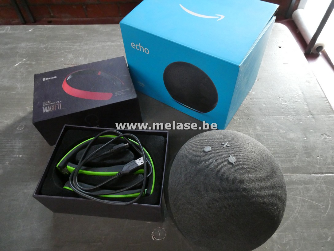 Sporthoofdtelefoon "Magifti" + bluetooth box "Echo"