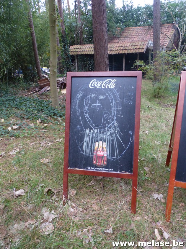 Stoepbord "Coca-cola"