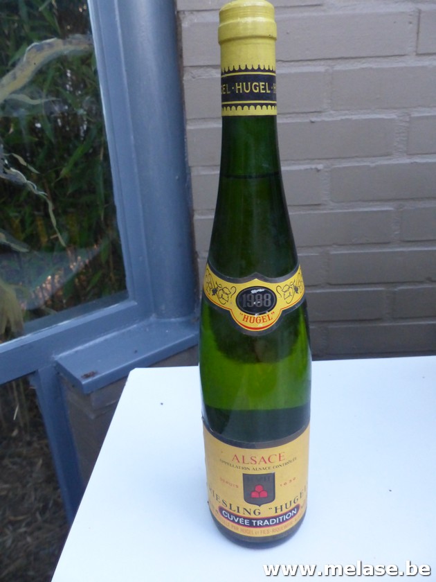 Witte wijn "Riesling Hugel Cuvée Tradition - 1988"