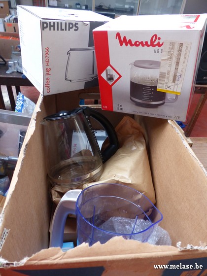 Kannen voor koffiezet "Philips en Moulinex"