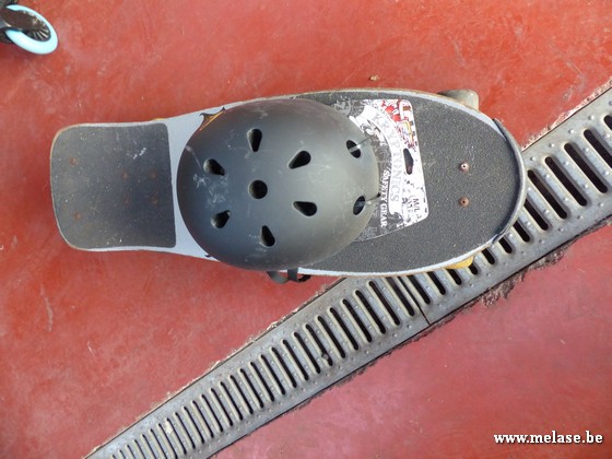 Skatebord + helm