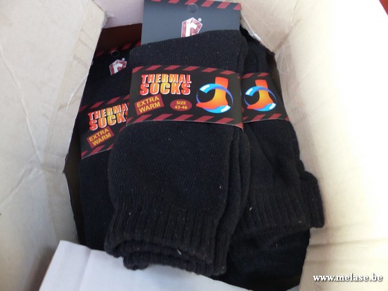 Thermo sokken "zwart"