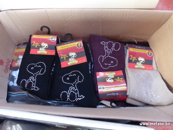 Damessokken "Snoopy"