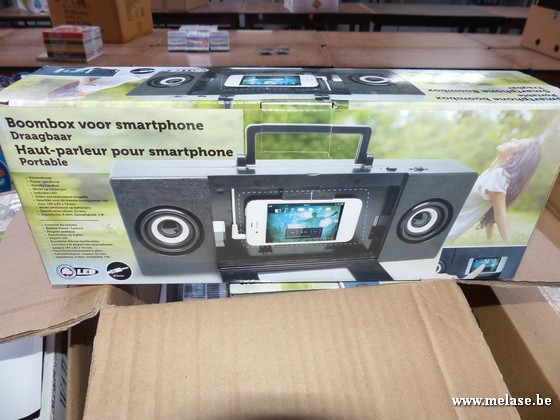 Boombox voor smartphone