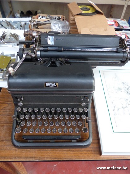 Oudtijds typemachine