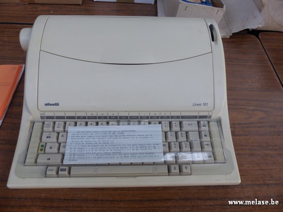 Typemachine "Olivetti"