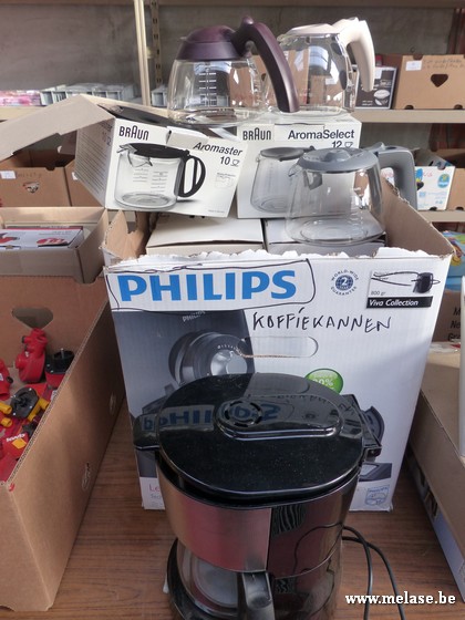 Kannen voor koffiezet "Philips en Braun"