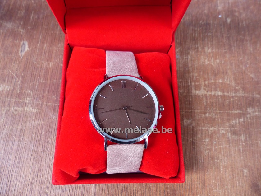 Dameshorloge "oud roze"