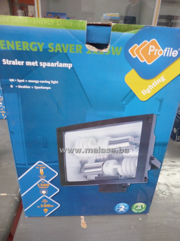 Straler met spaarlamp "Profile"