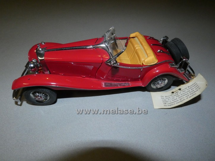 Miniatuurauto "Franklin Mint - Mercedes 500K special Roadster"