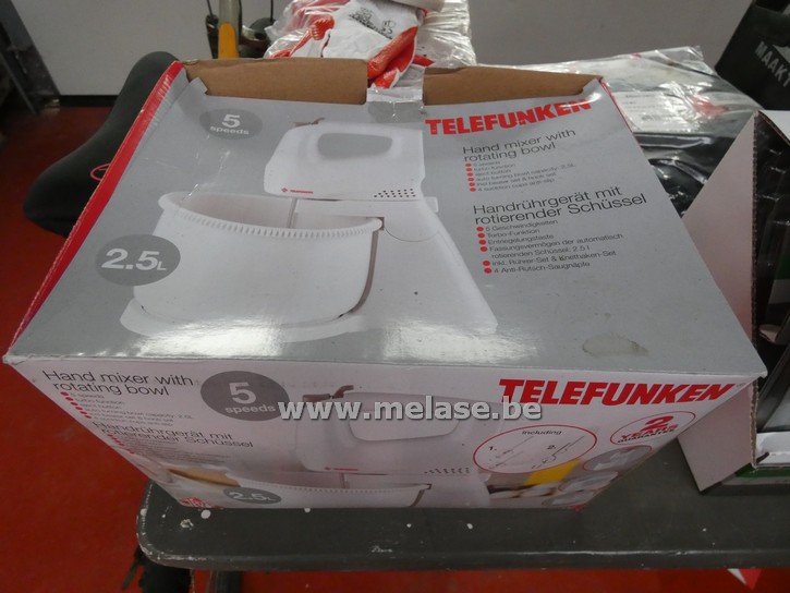 Handmixer met roterende kom "Telefunken"