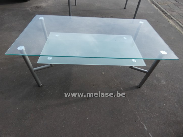 Salontafel in glas