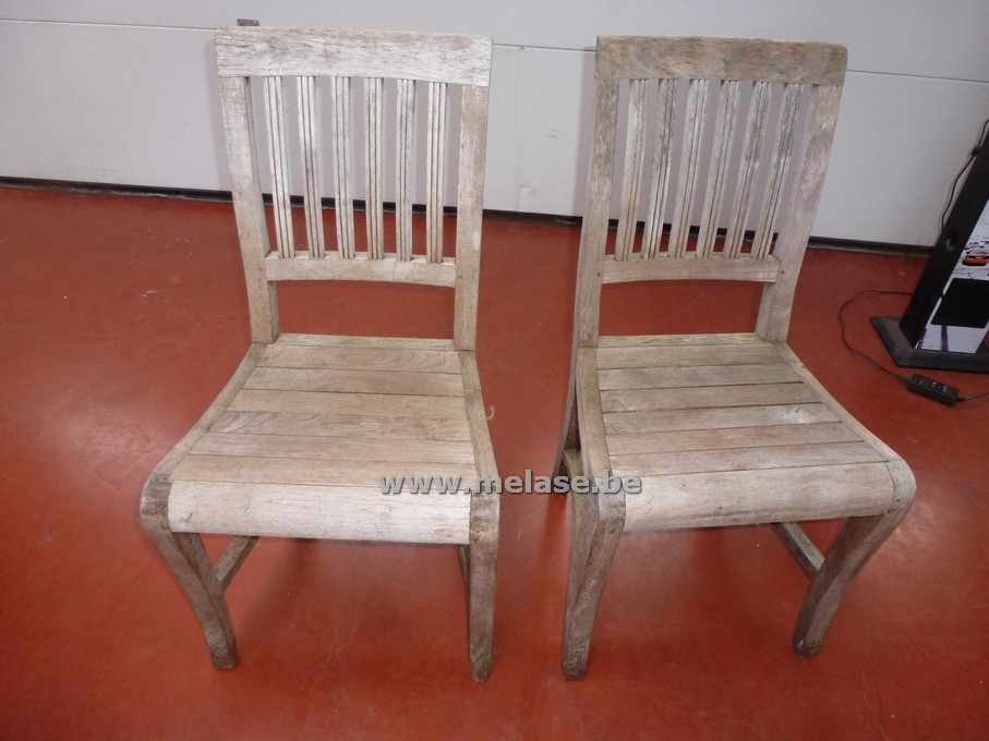 Stoelen "teak"