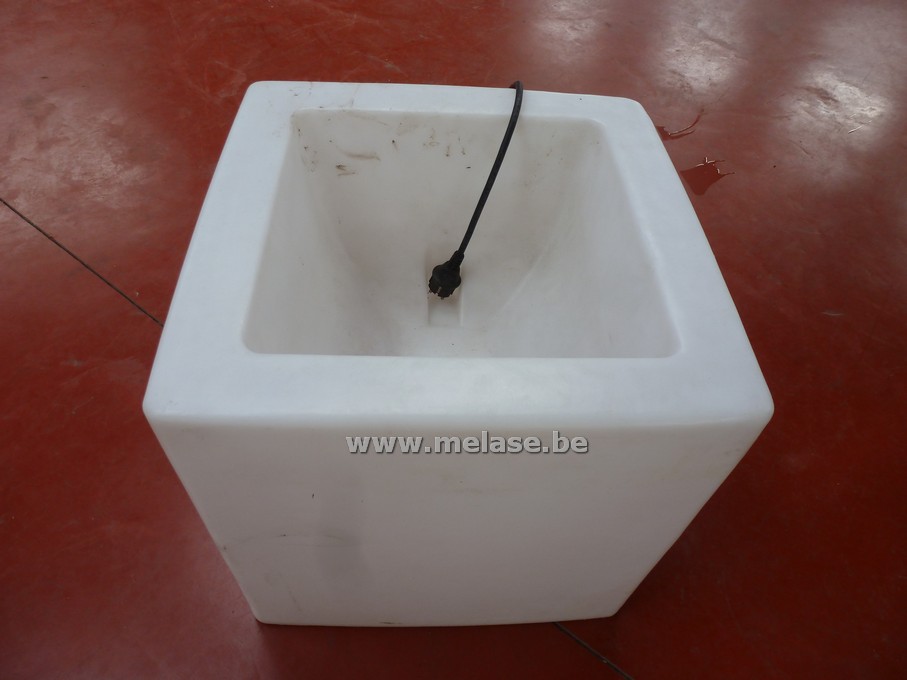 PVC bloembak met verlichting