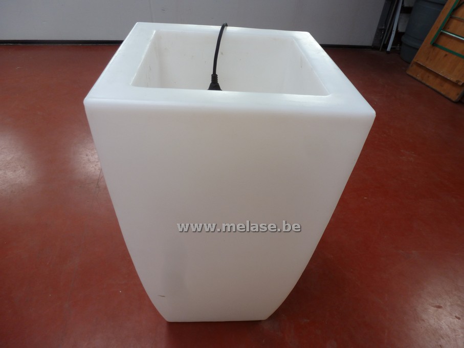 PVC bloembak met verlichting