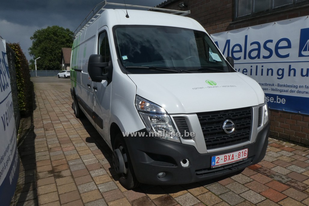 Nissan NV400 - 2.3 DCi - 1ste inschrijving: 12/07/2019 - chassis: VNVM1000662931494 - afgelezen tellerstand: 103.825 km - 2 sleutels , gelijkvormigheidsattest - géén inschrijvingsbewijs!    