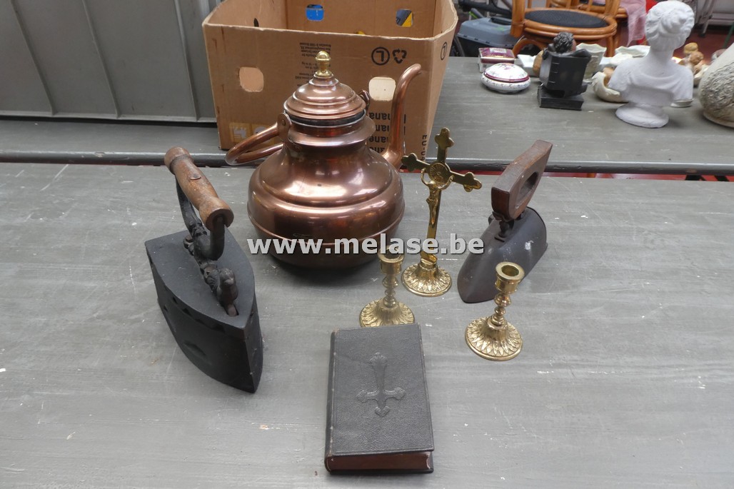 Decoratievaria "oa. koper"