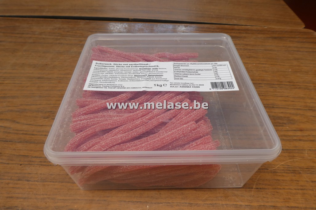 Snoep "vruchtensticks - aardbei"