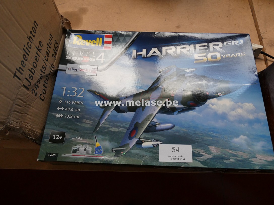 Modelbouw vliegtuig "Harier GR1"