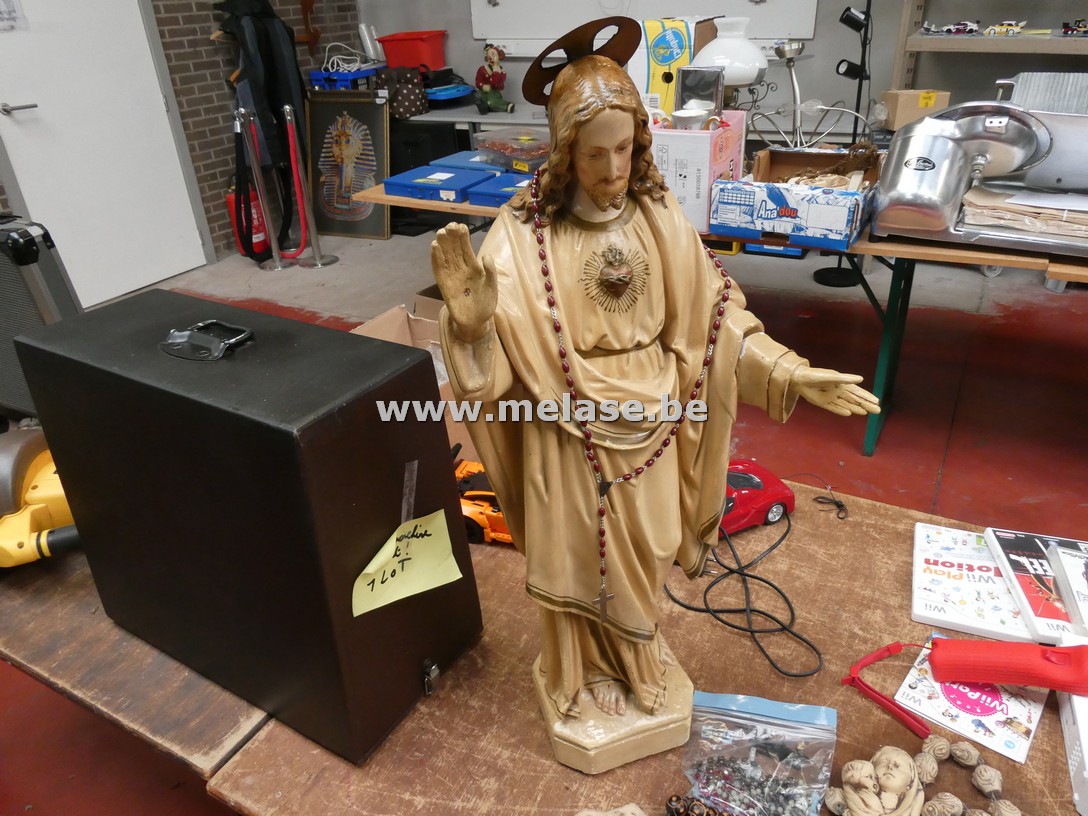 Heiligen beeld + paternosters