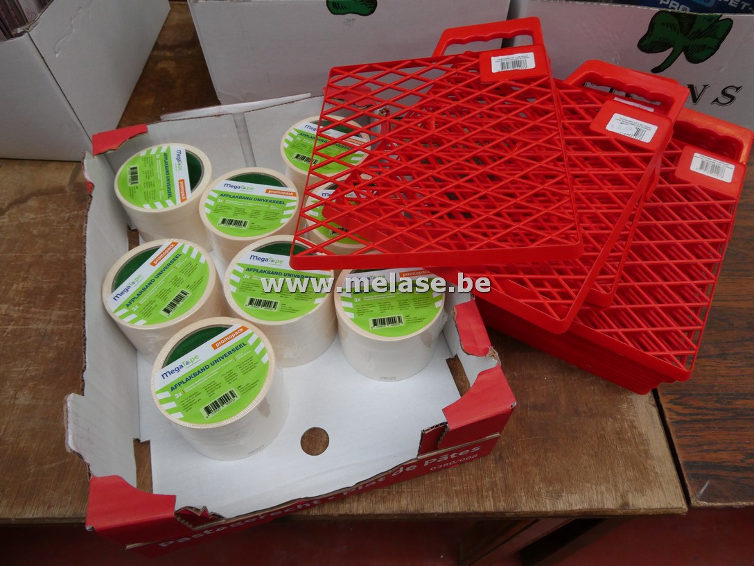 Afplaktape + verfroosters