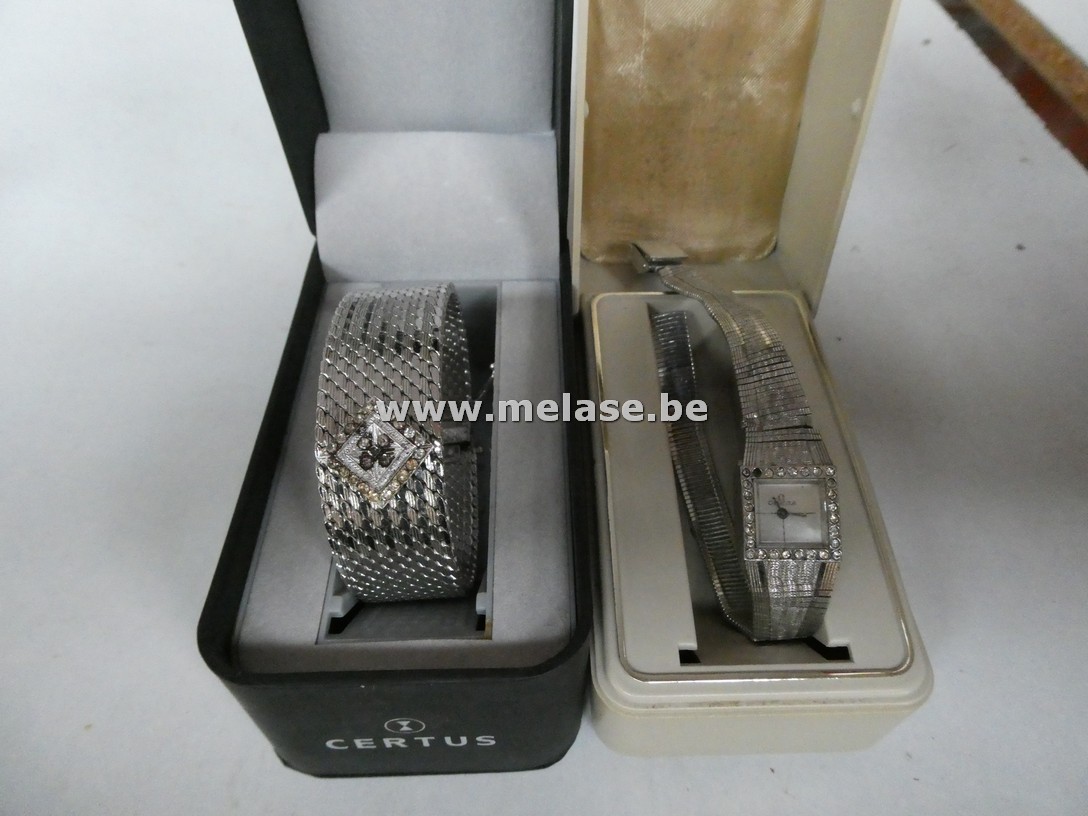 Zilveren armband + dameshorloge