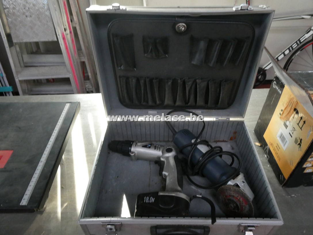 Schroef/boormachine + slijpmolen