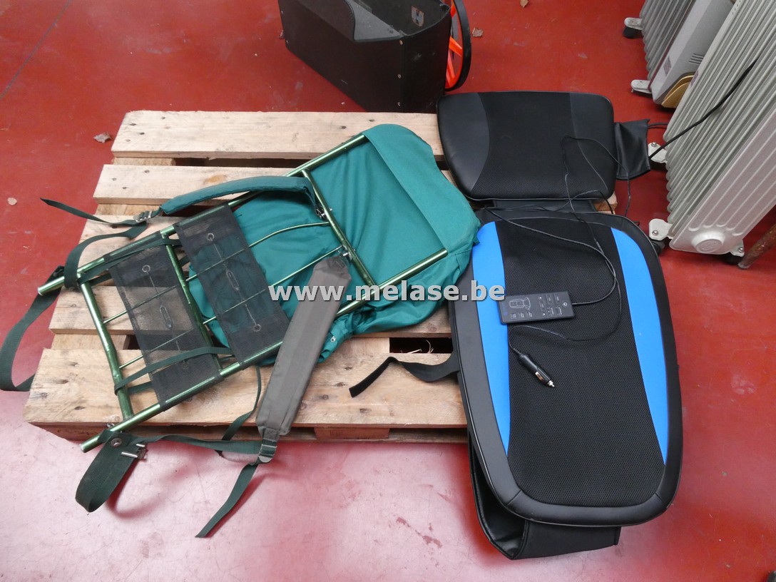 Kinderdraagzak + verwarmd stoelkussen