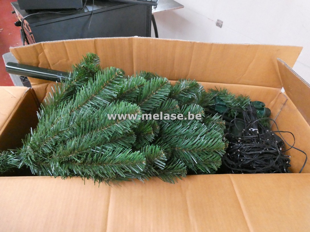 Kerstboom + lichtsnoer