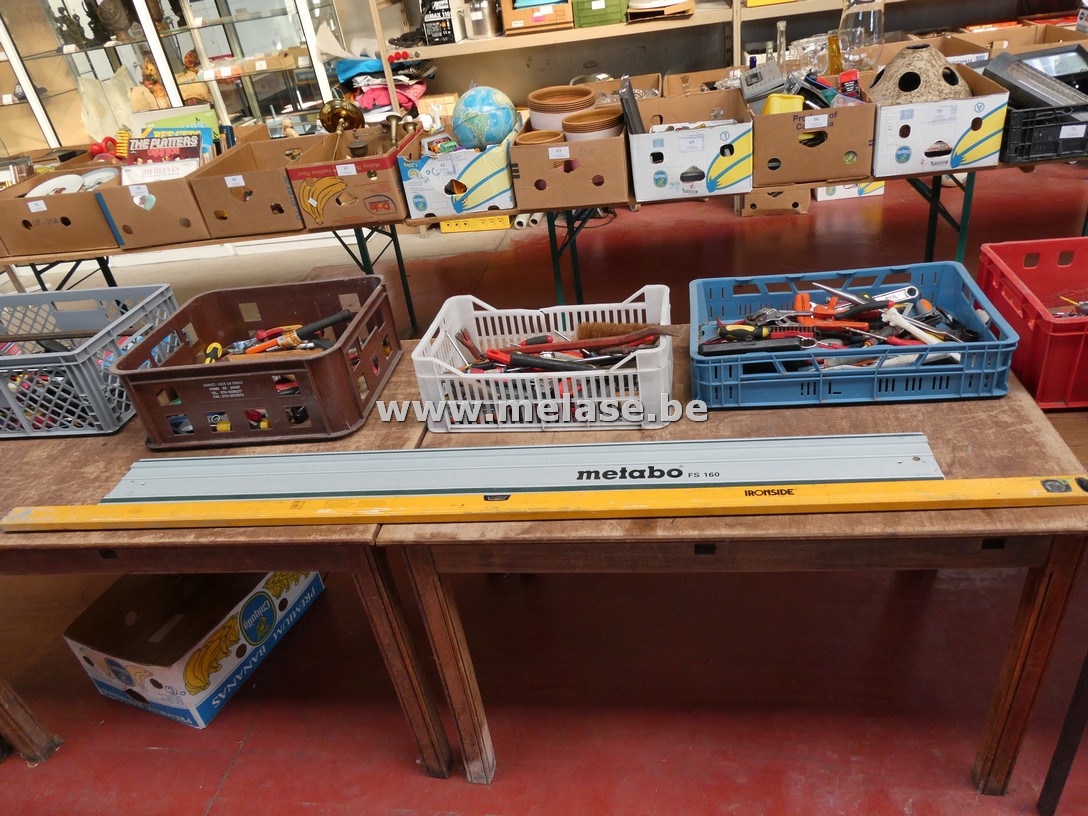 Grote waterpas + schuifgeleider "Metabo FS160"