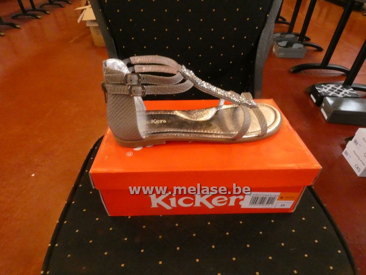 Kickers - grijs/zilver