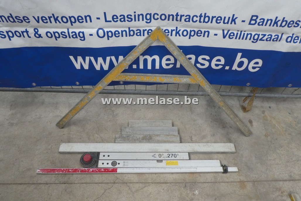 Winkelhaak - paslatten - meter