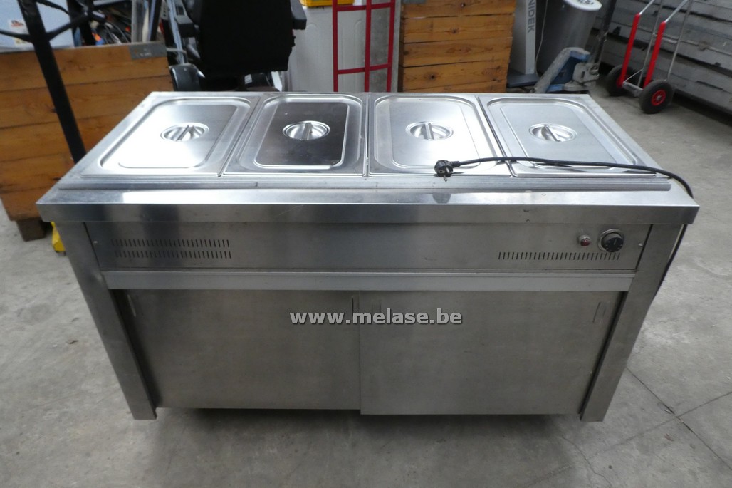 Grote bain-marie op wielen